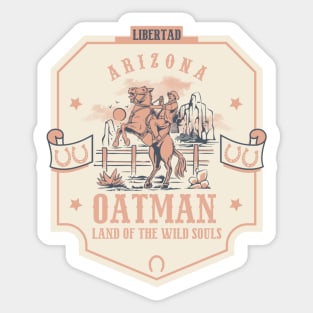 Oatman Arizona wild west town Sticker